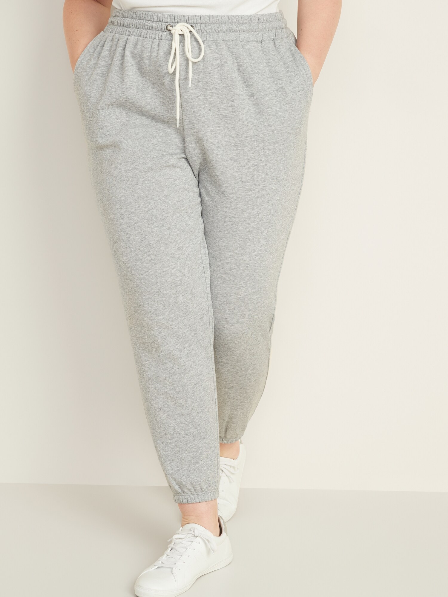 plus size french terry joggers