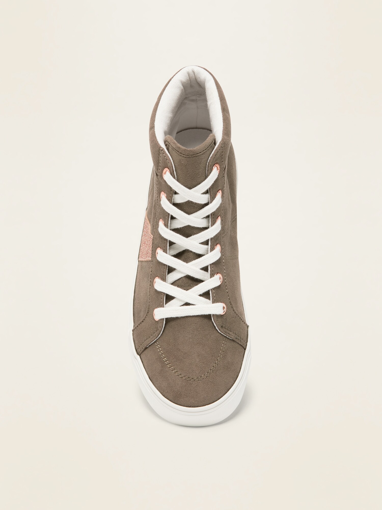 gap glitter high top sneakers