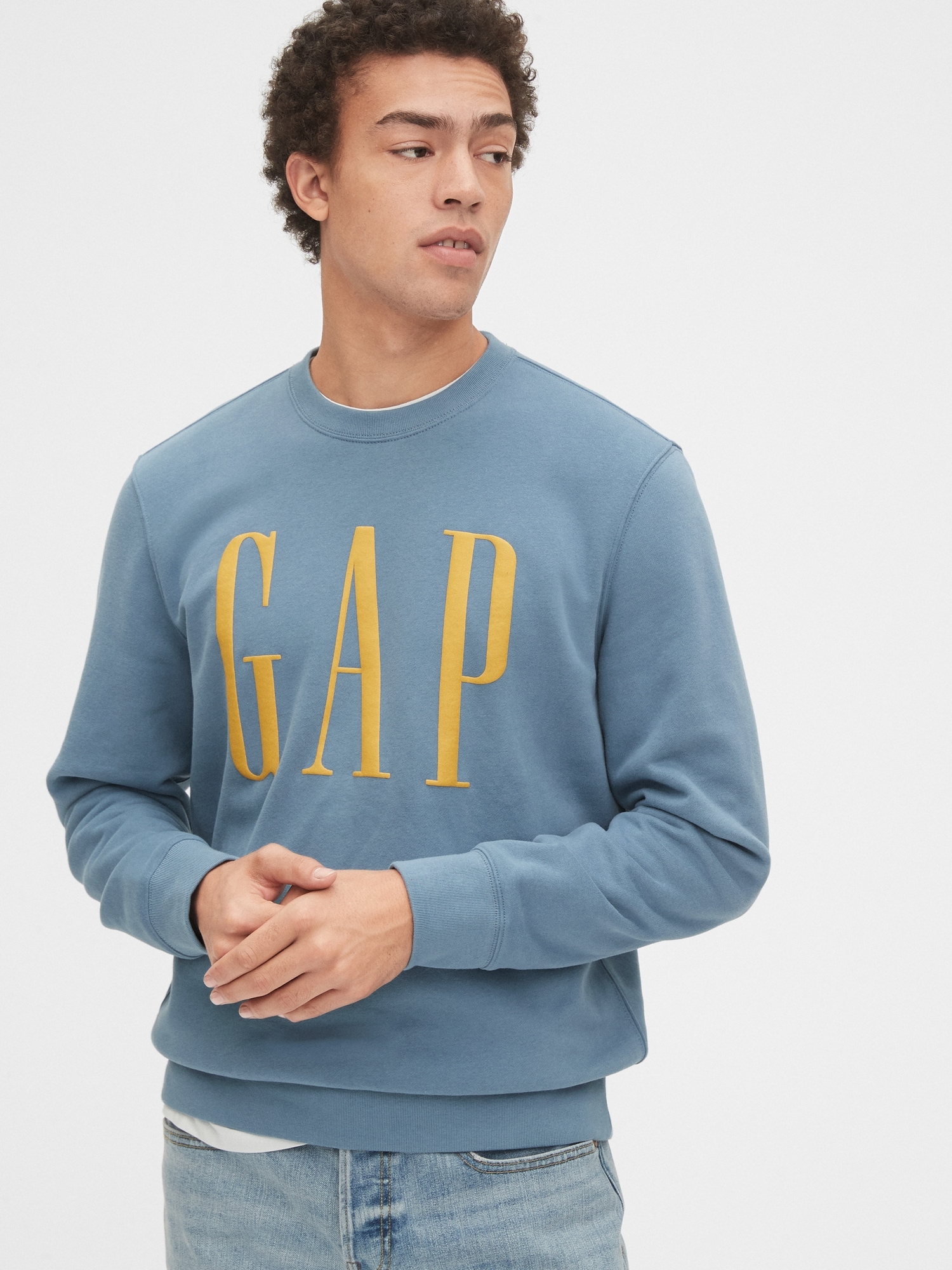 gap logo crewneck sweatshirt