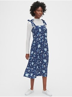 gap floral midi dress