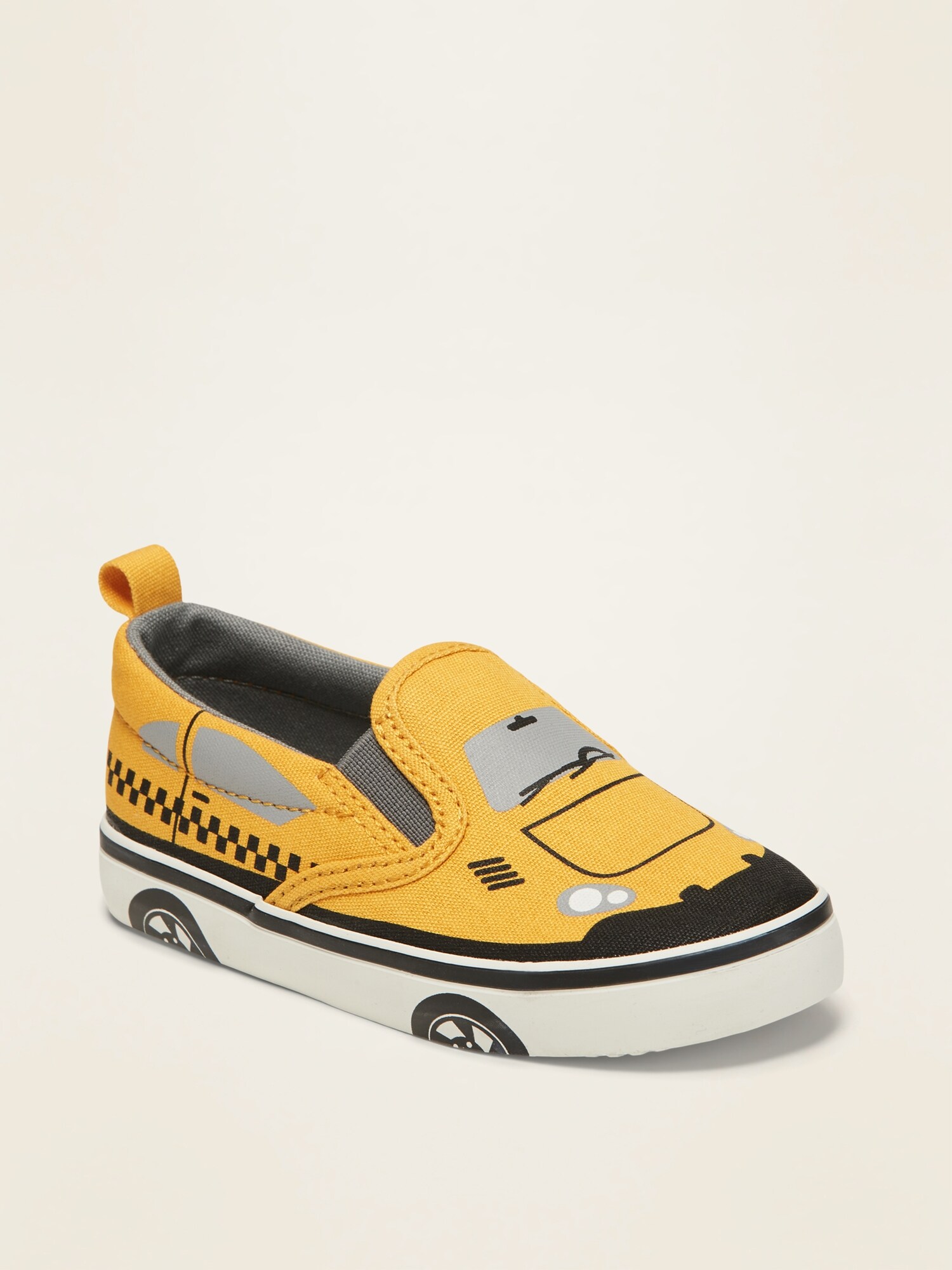 Car-Graphic Slip-On Sneakers for 