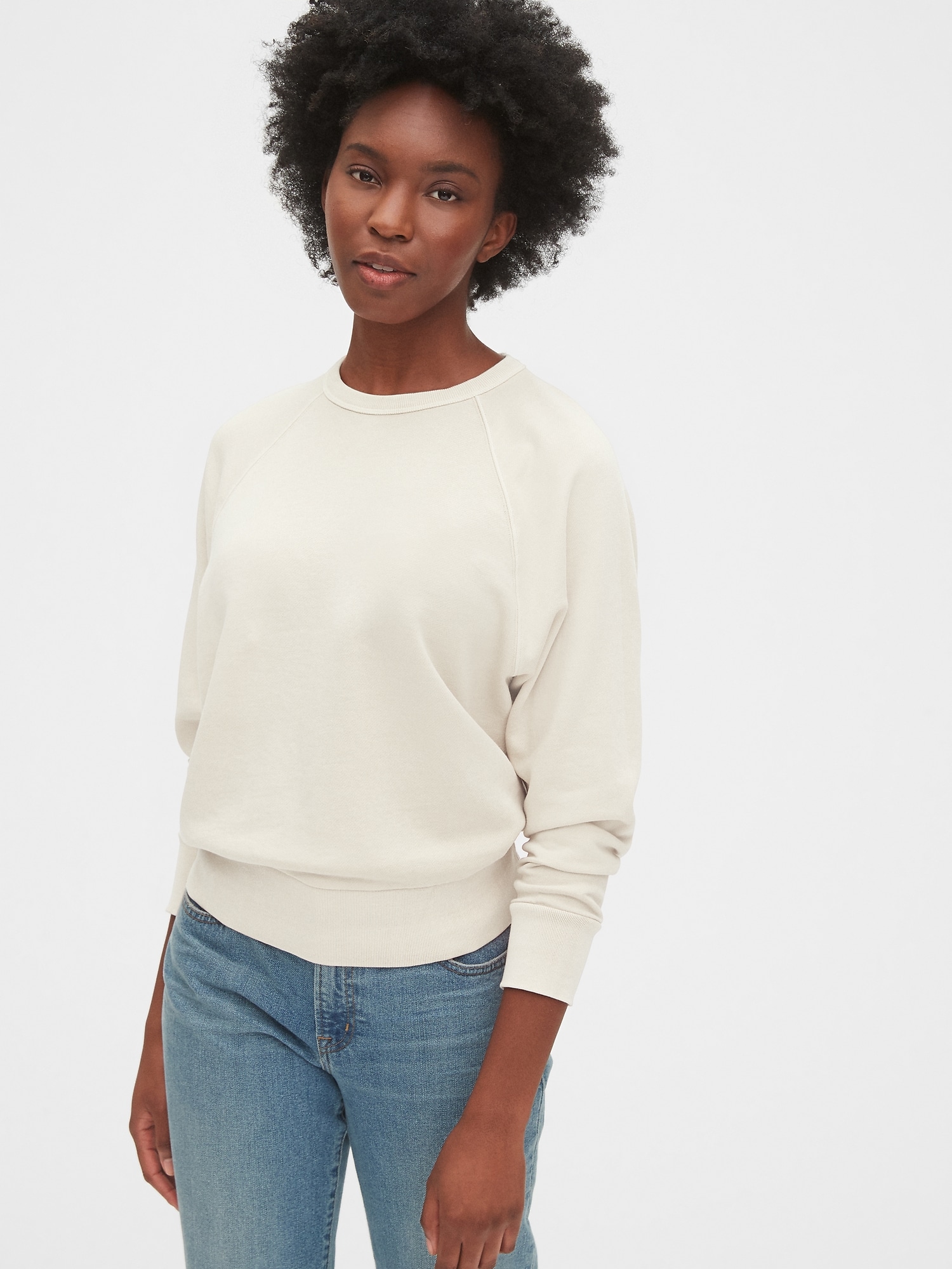 vintage soft raglan pullover sweatshirt