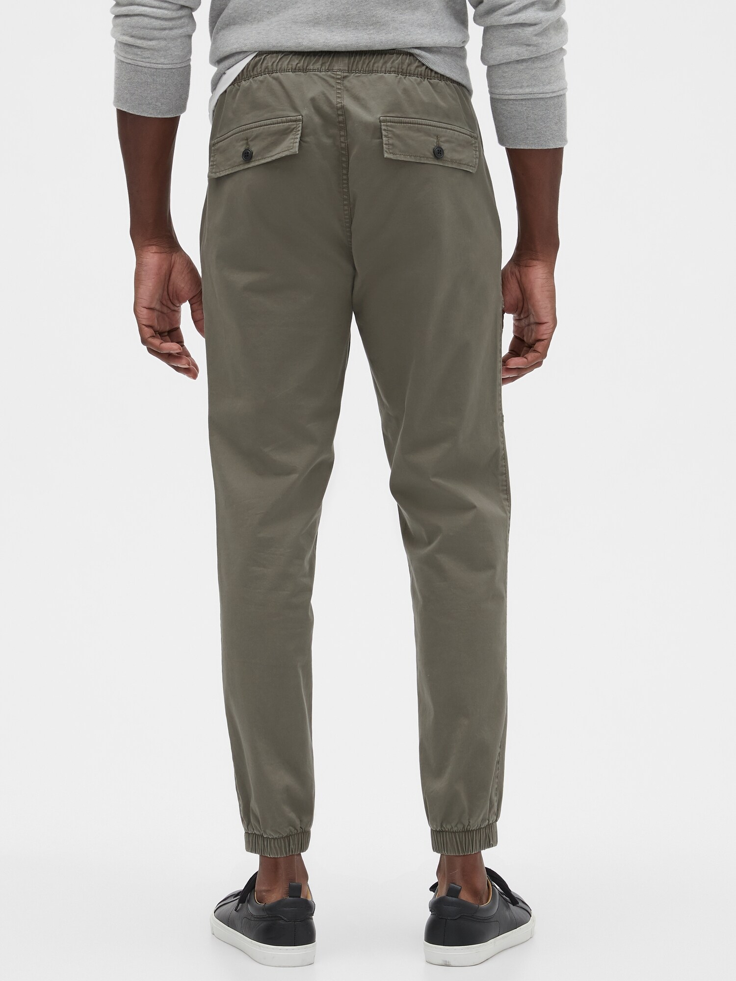 gap twill joggers