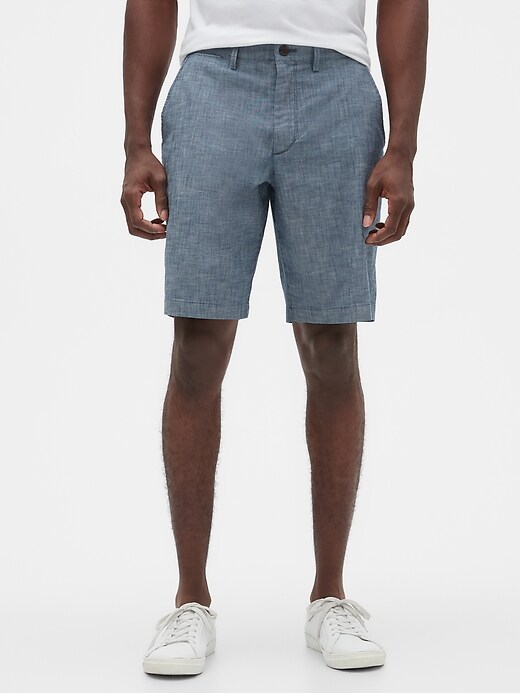 10" Chambray Shorts