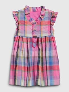 gap baby plaid dress