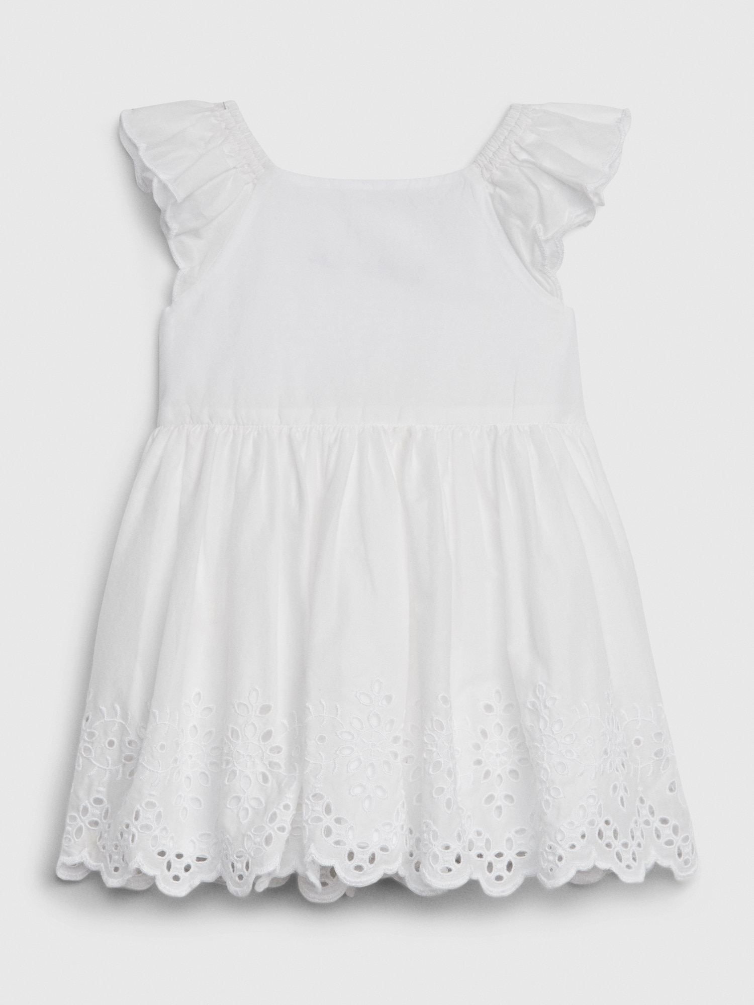 baby gap white dress
