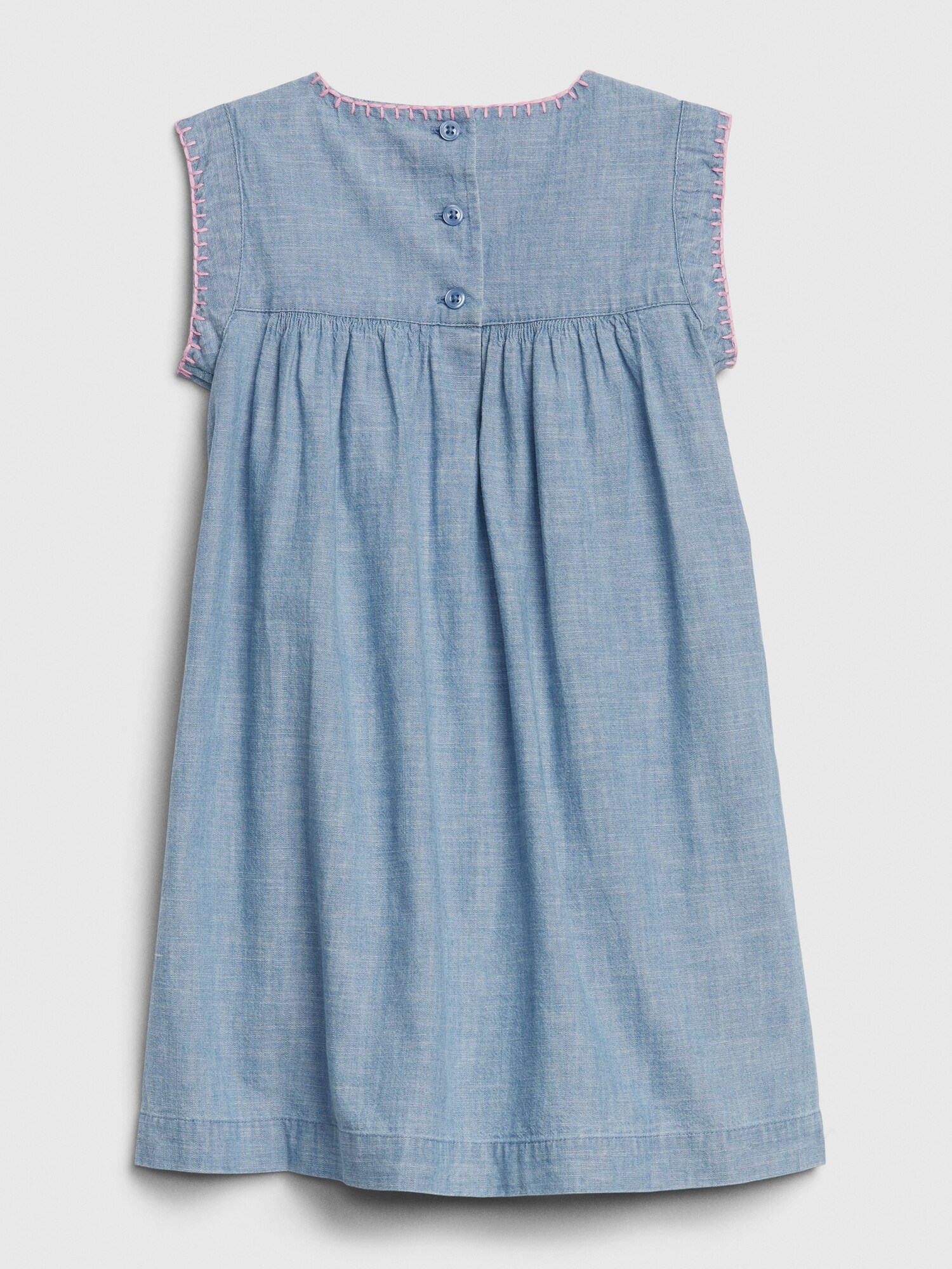 chambray dress gap