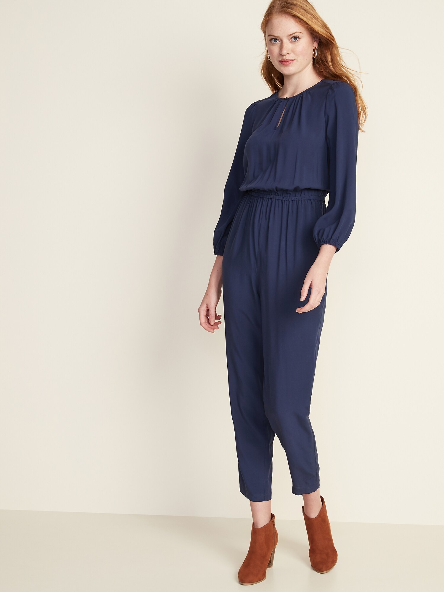 old navy waist defined jumpsuit