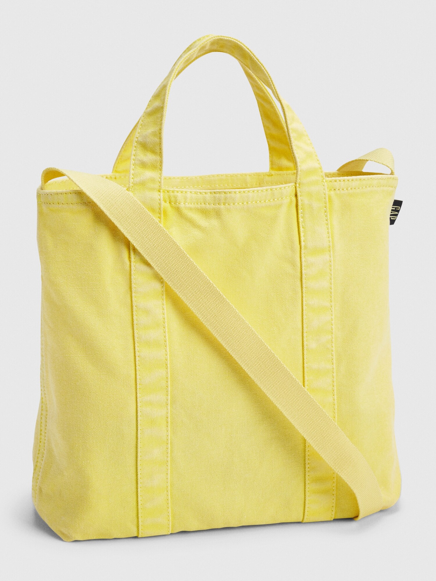 gap leather tote bag