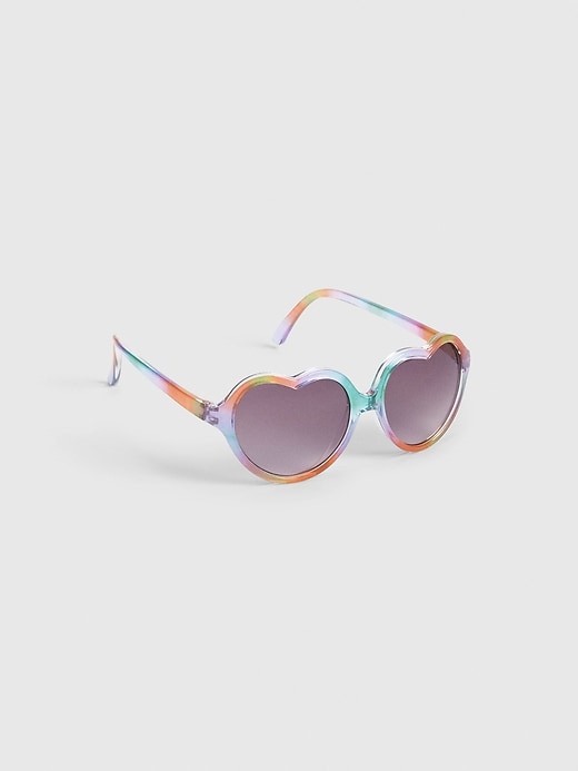 Toddler Rainbow Heart Sunglasses