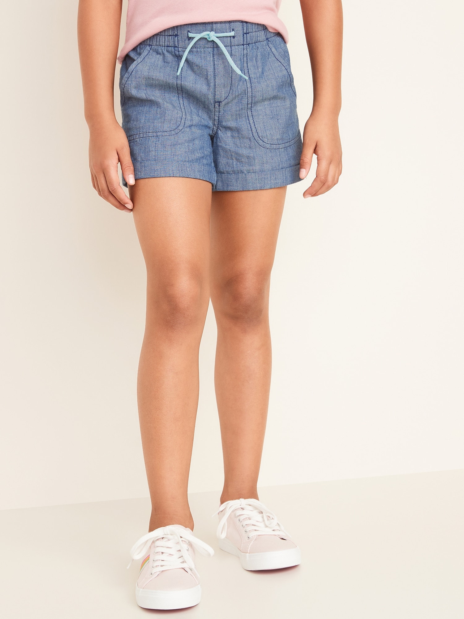 old navy chambray shorts