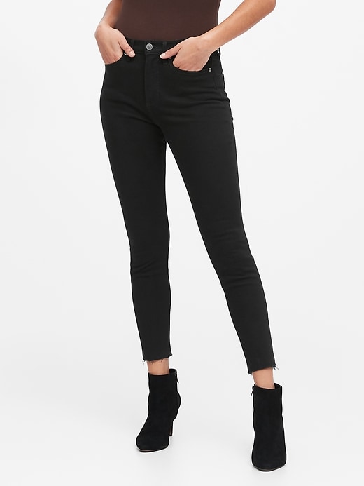 High-Rise Skinny Fade-Resistant Ankle Jean | Banana Republic