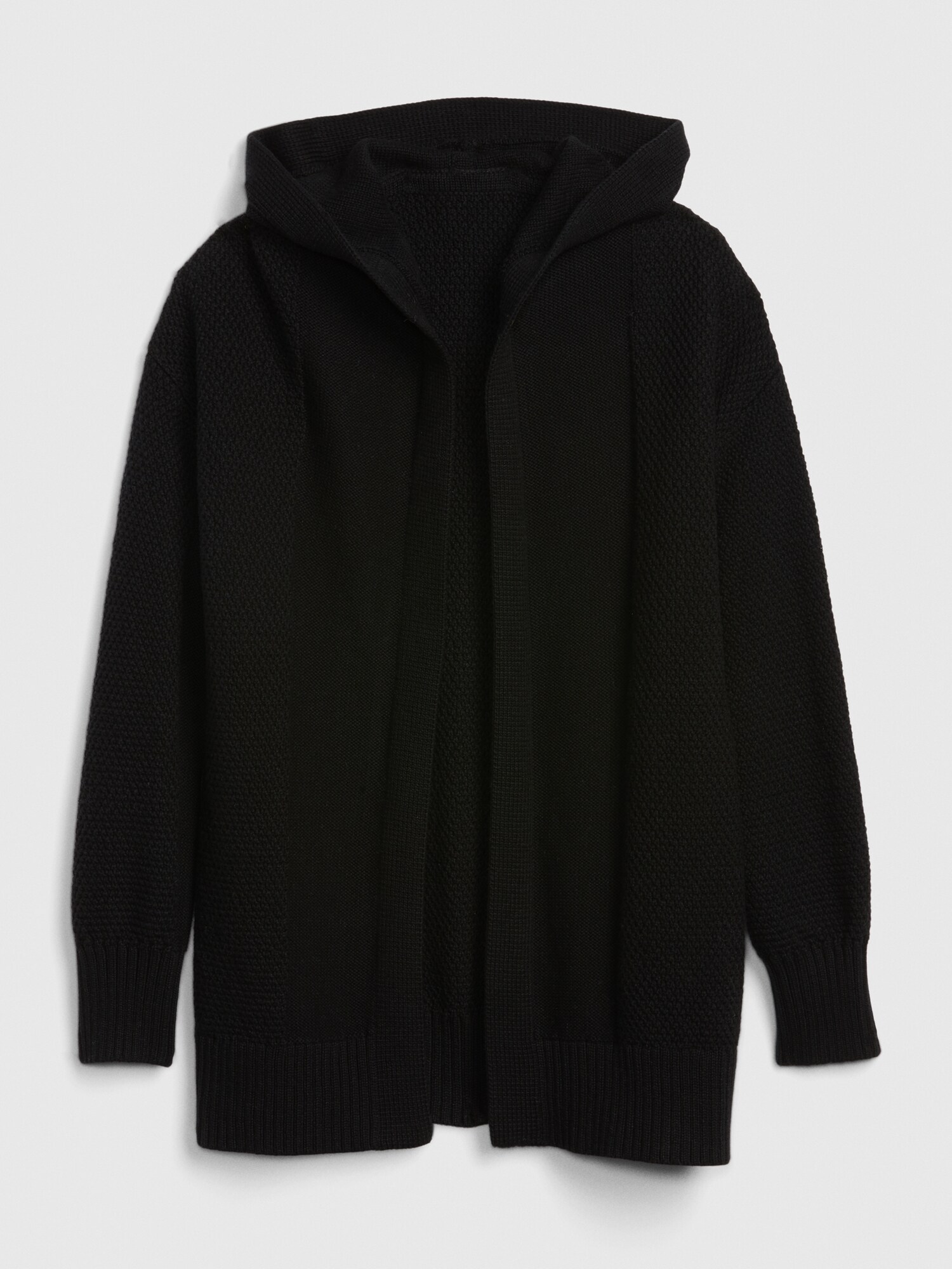 hoodie open front