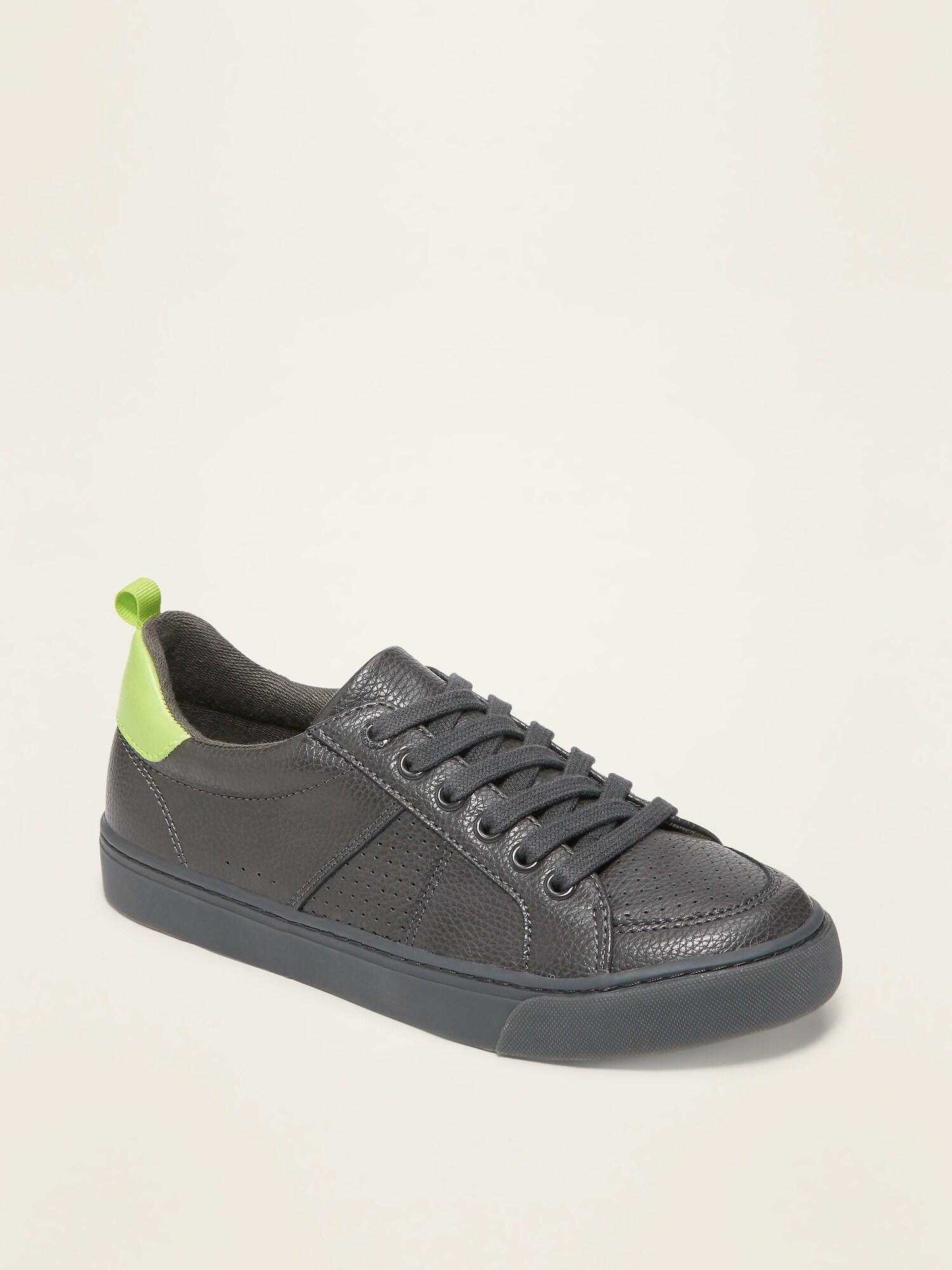 boys leather sneakers