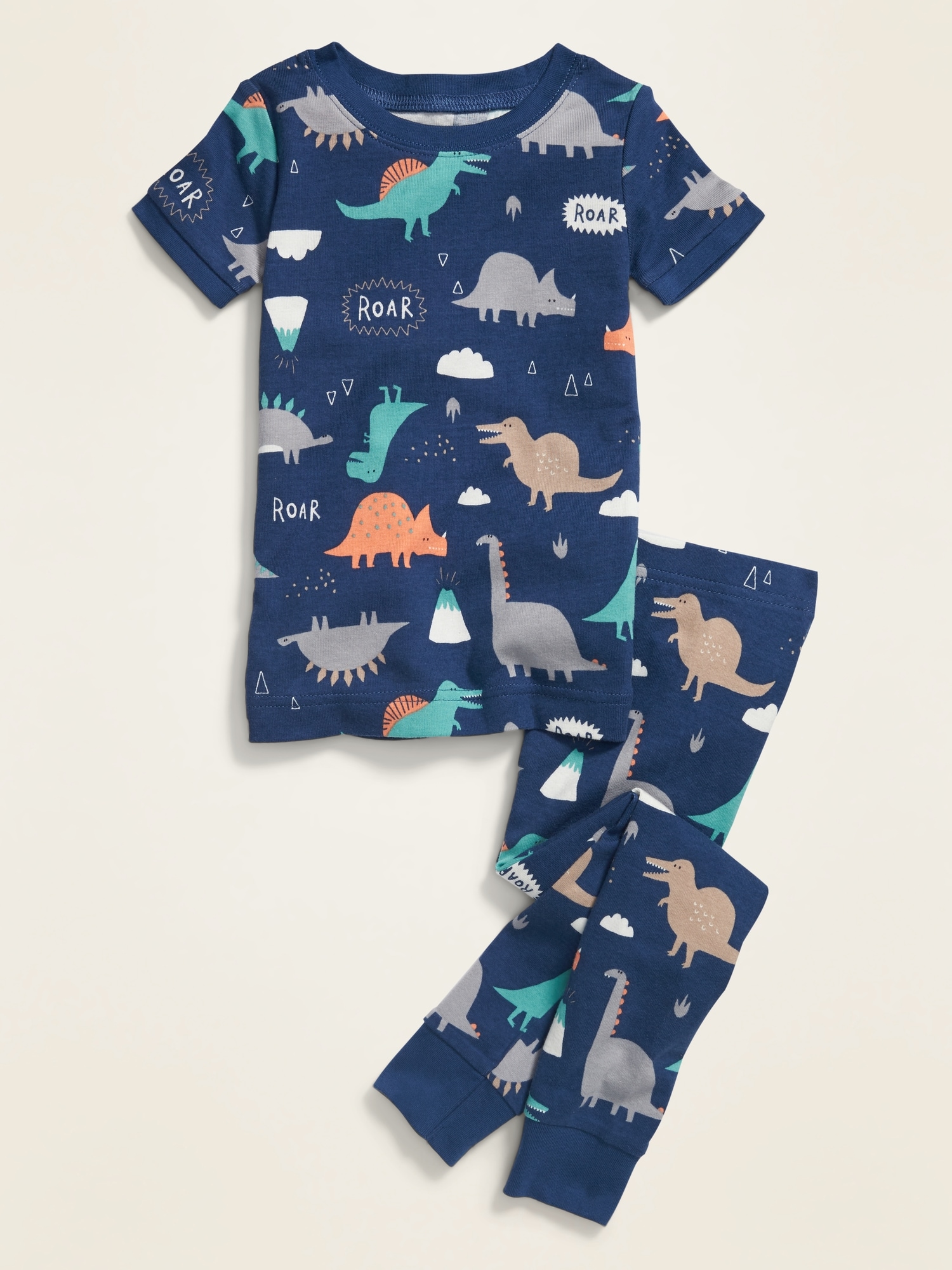 Dinosaur Pajama Set for Toddler & Baby