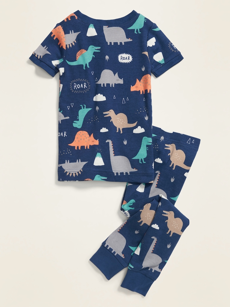 Unisex Snug-Fit Printed Pajama Set for Toddler & Baby