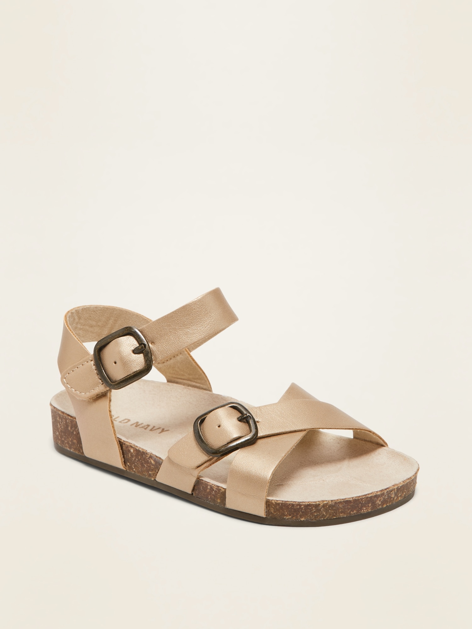 old navy leather sandals