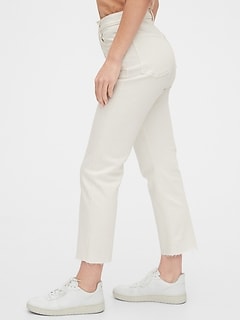 gap high rise cheeky straight