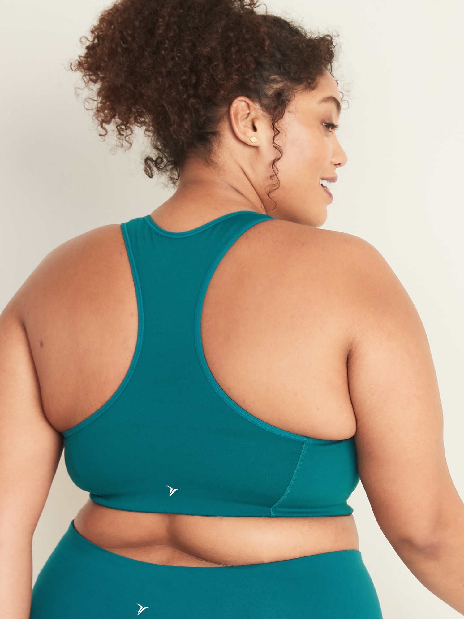 plus size racer back bra