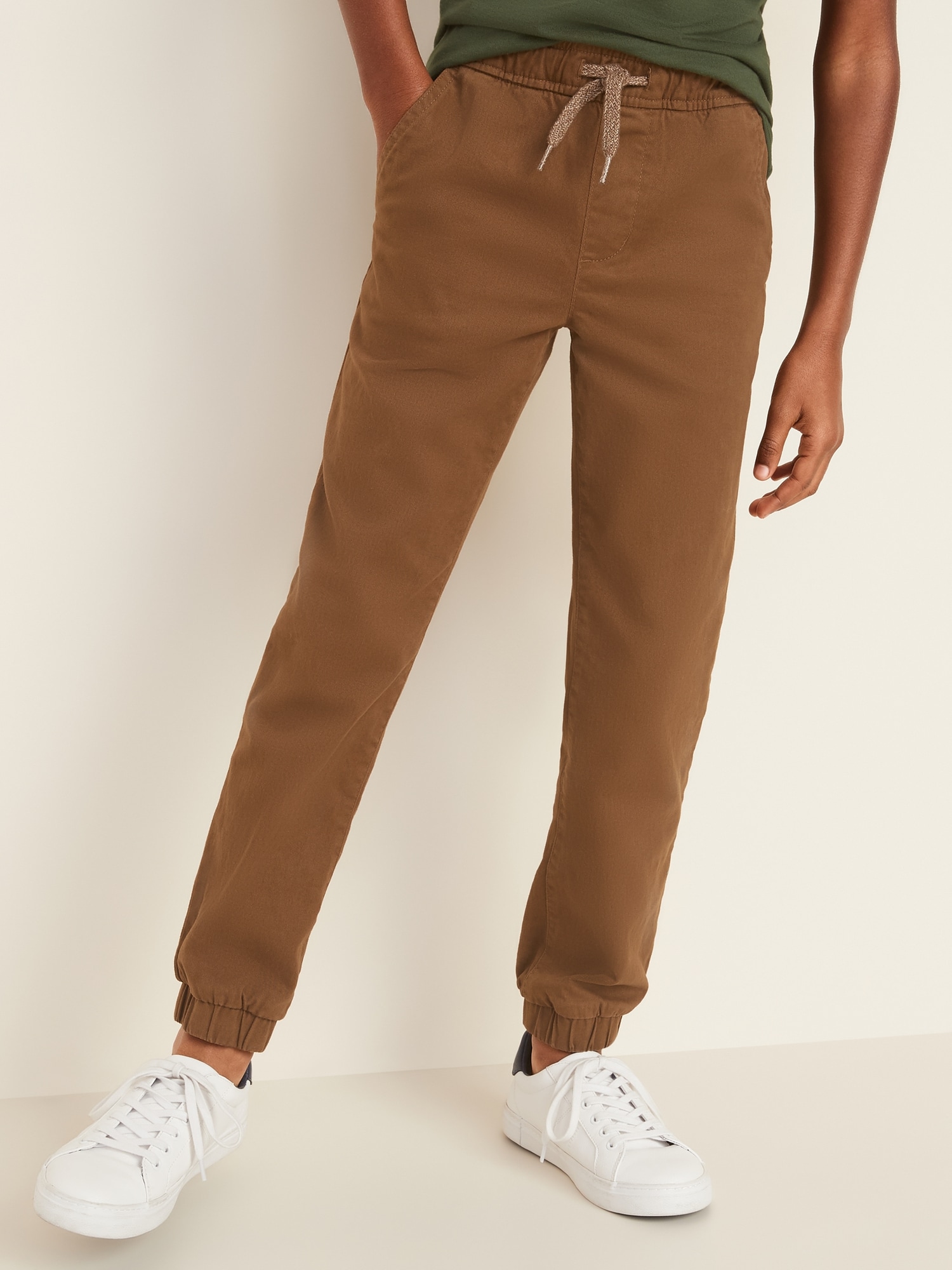 old navy twill joggers