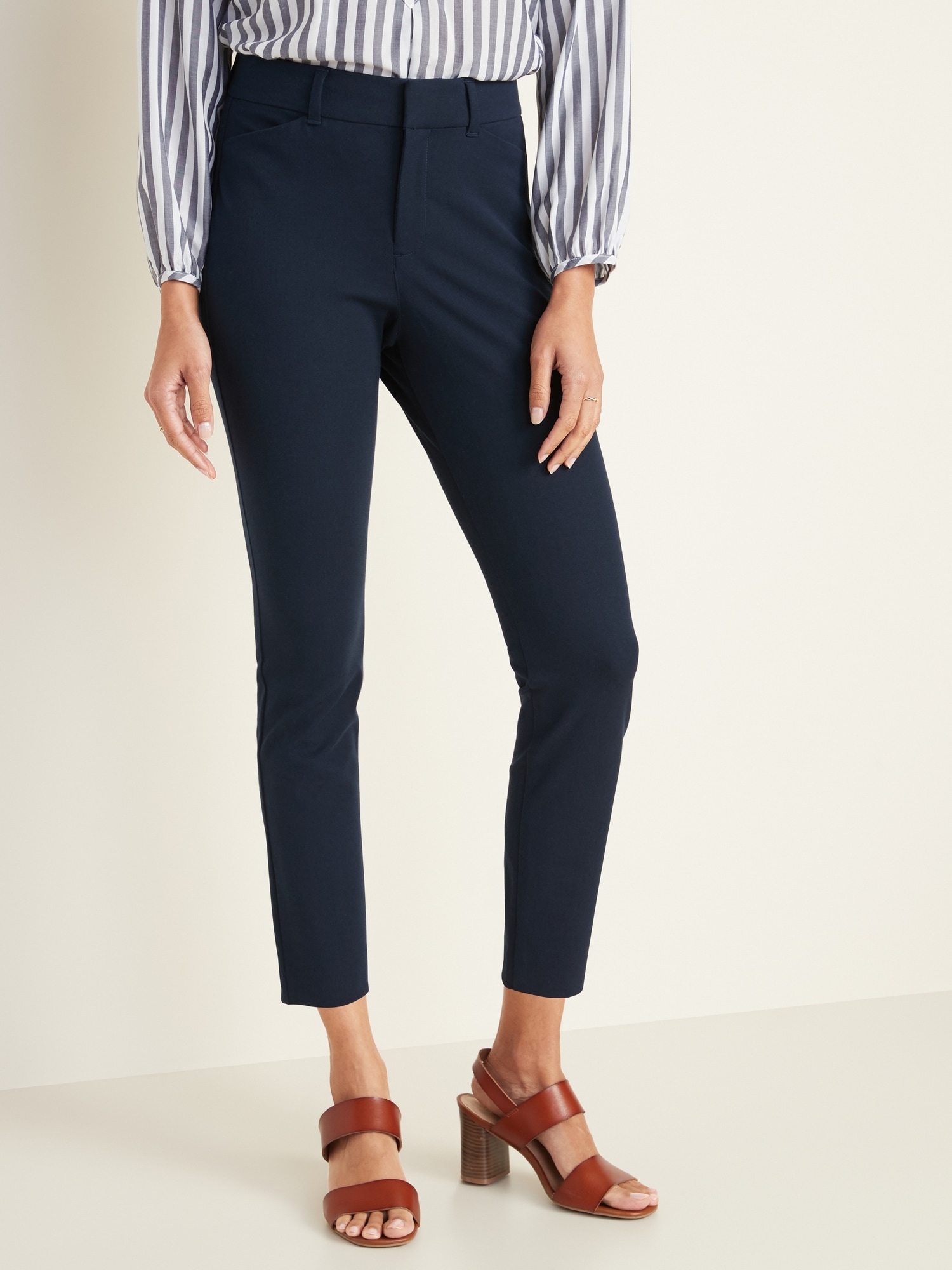 All-New High-Waisted Pixie Ankle Pants for Women | Old Navy
