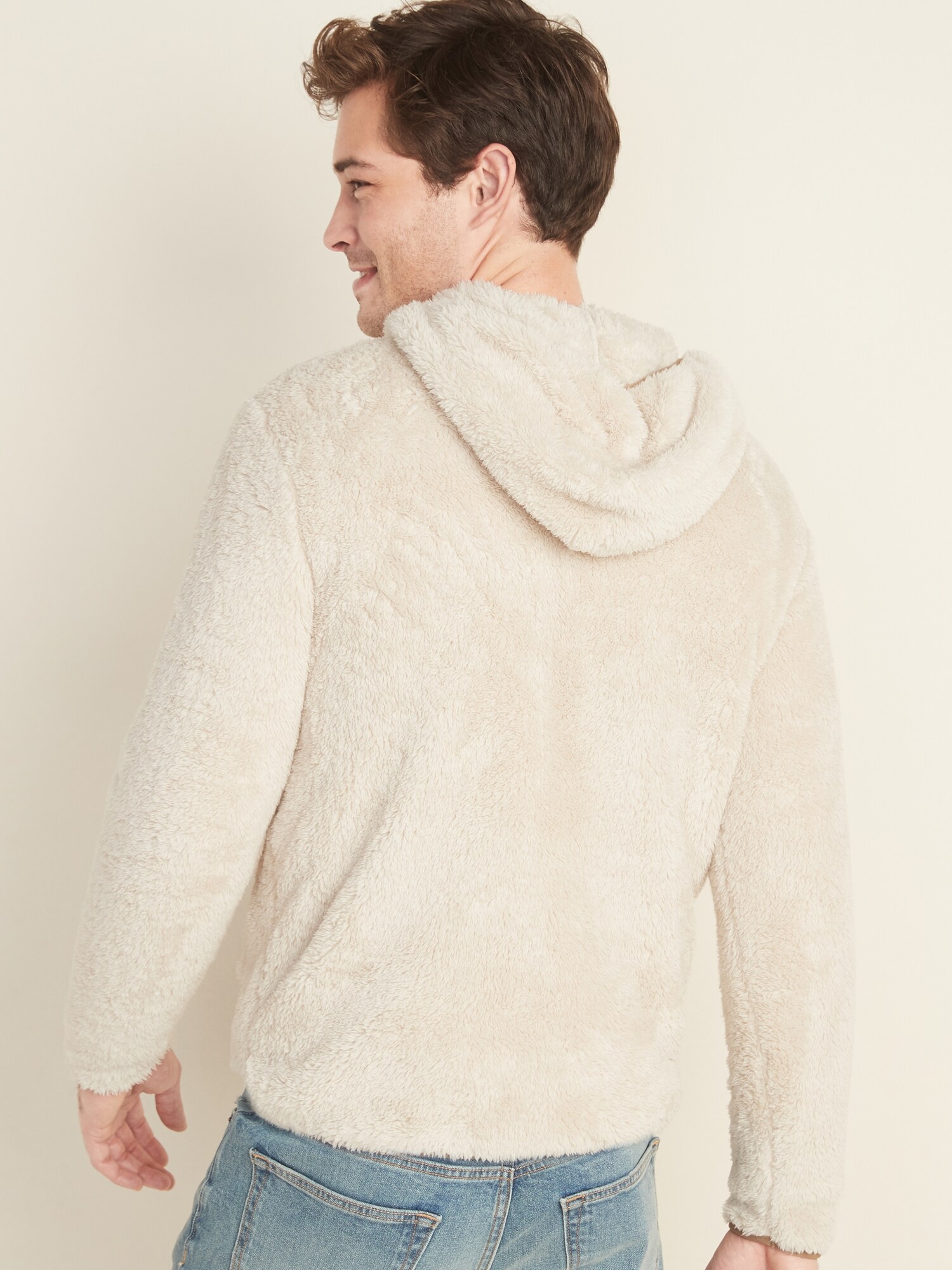 old navy sherpa sweatshirt