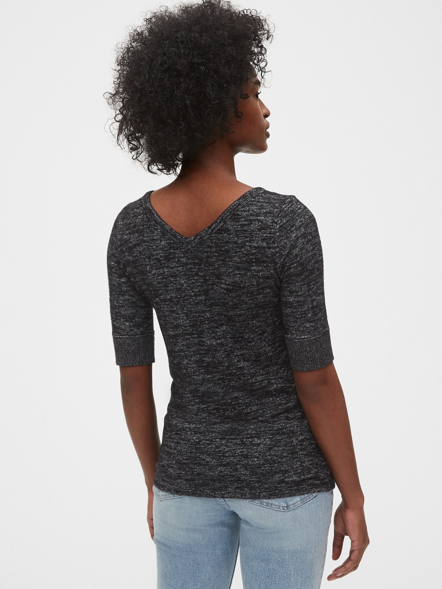 gap elbow sleeve tee