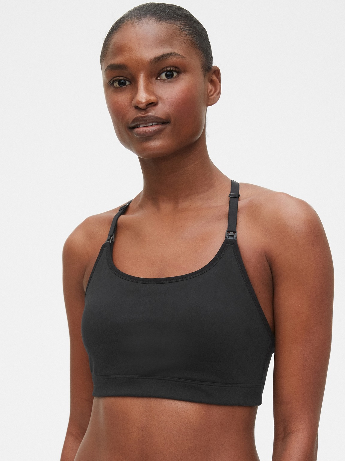 V-Neck Hardware One-Piece Swimsuit