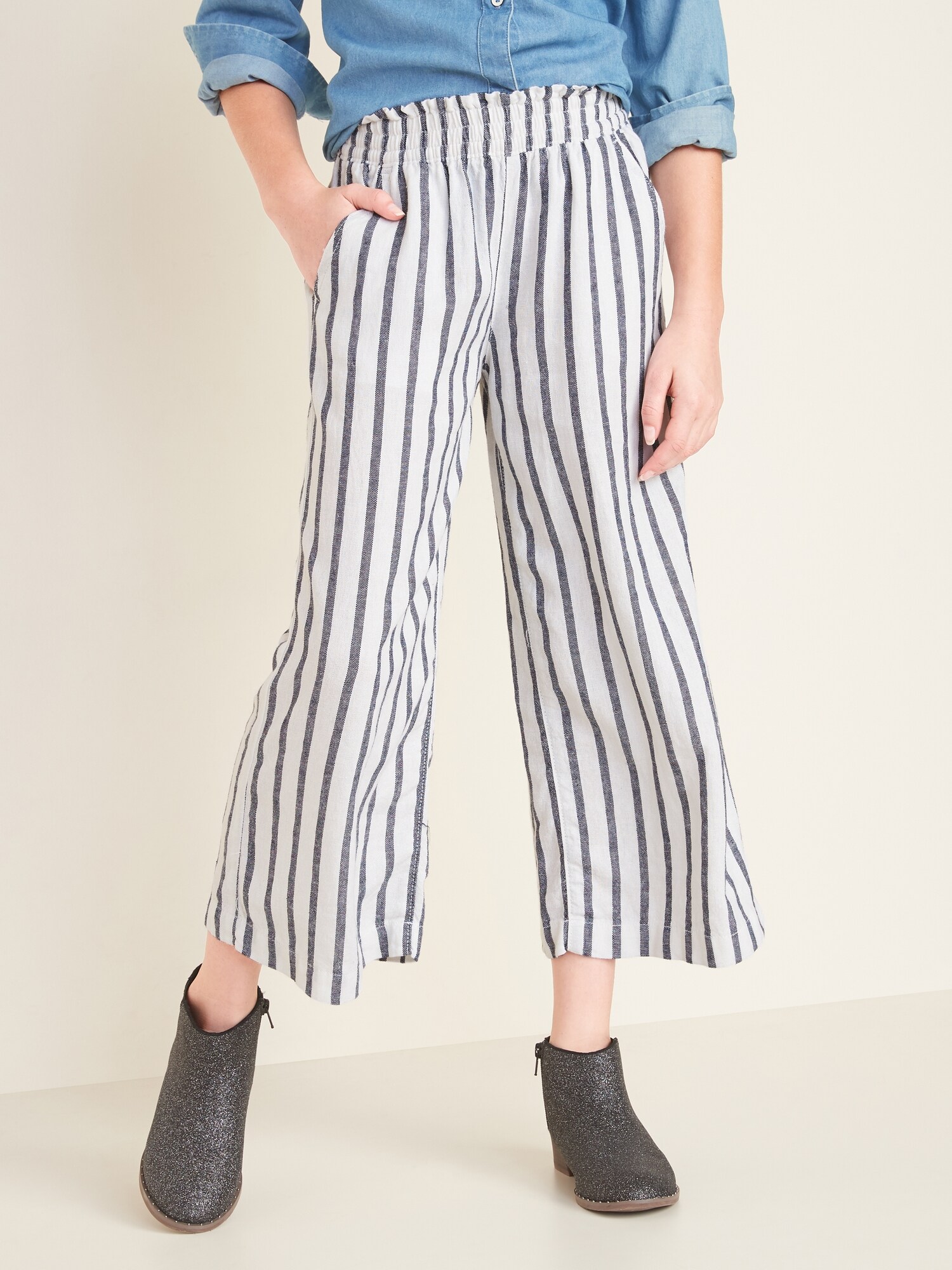 old navy striped pants