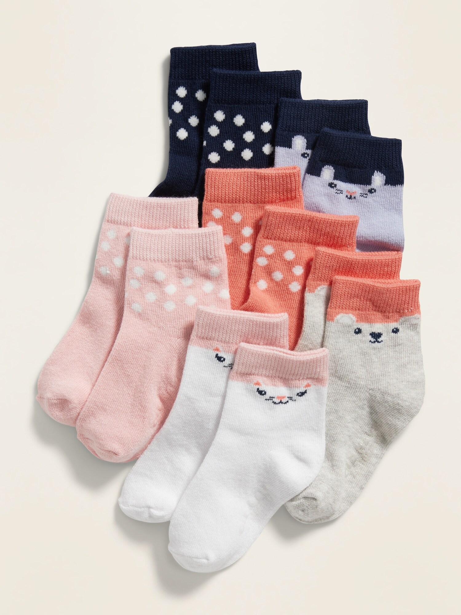 Crew Socks 6-Pack for Toddler & Baby