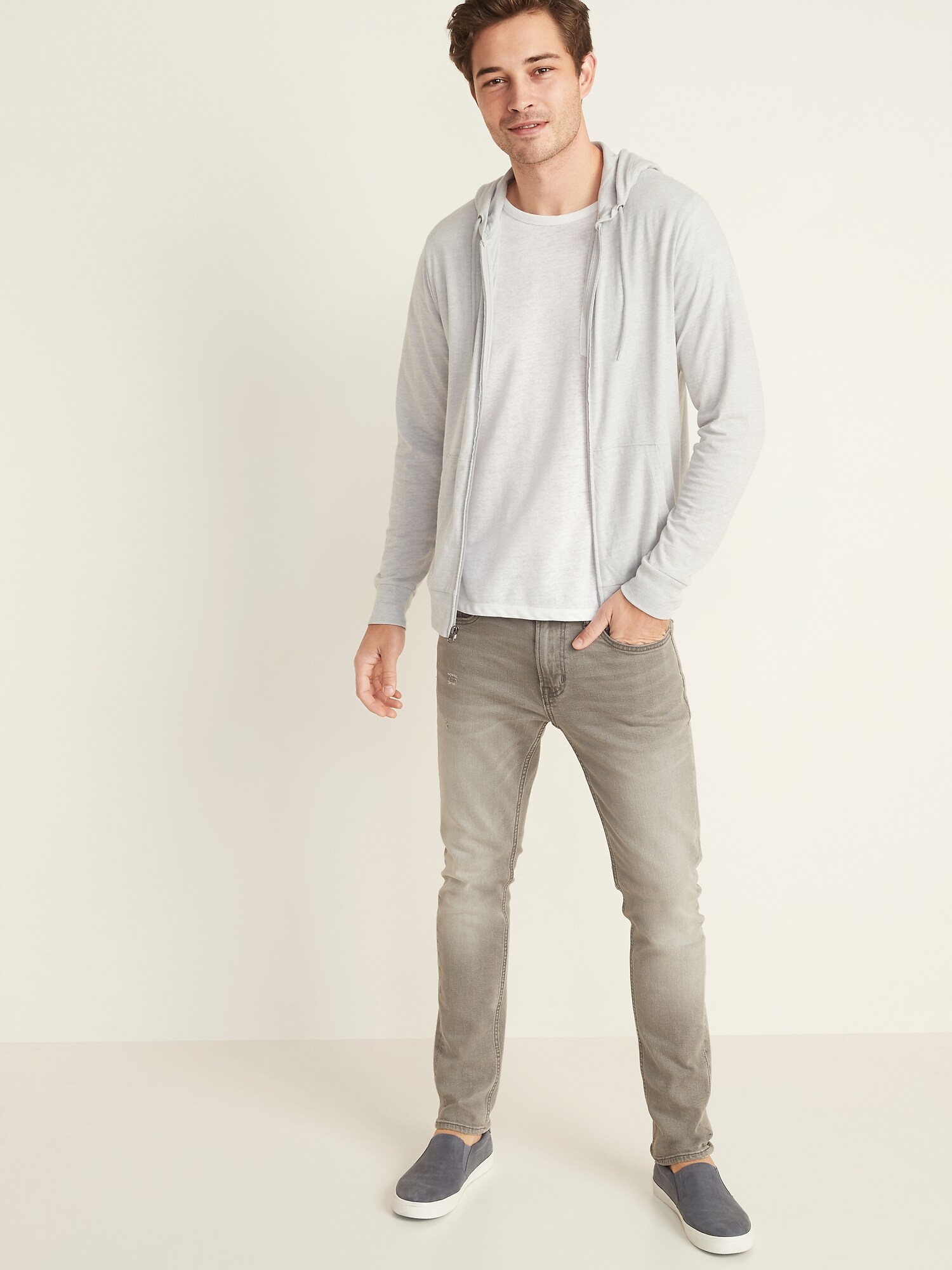 old navy slub knit hoodie