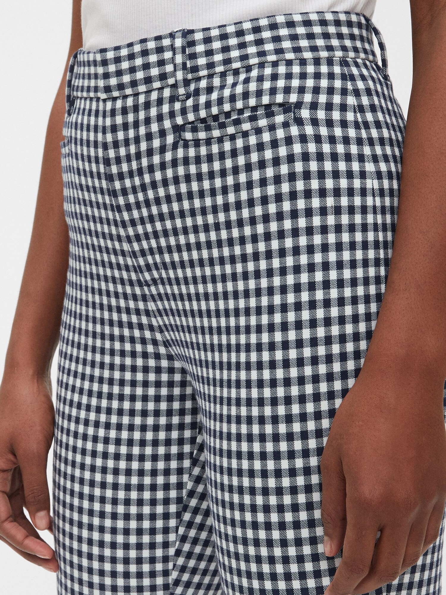 gap gingham pants