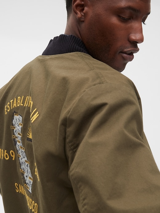 gap reversible bomber jacket