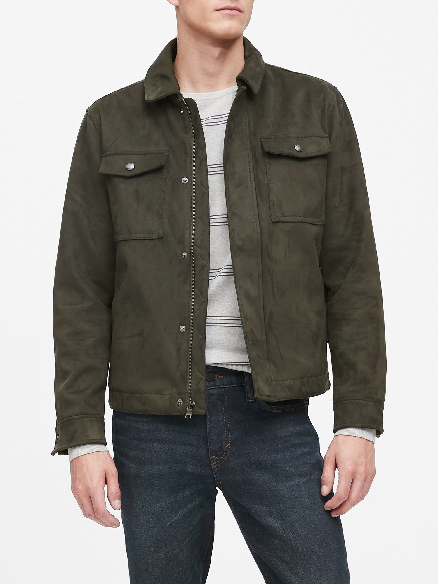 gap mens suede jacket