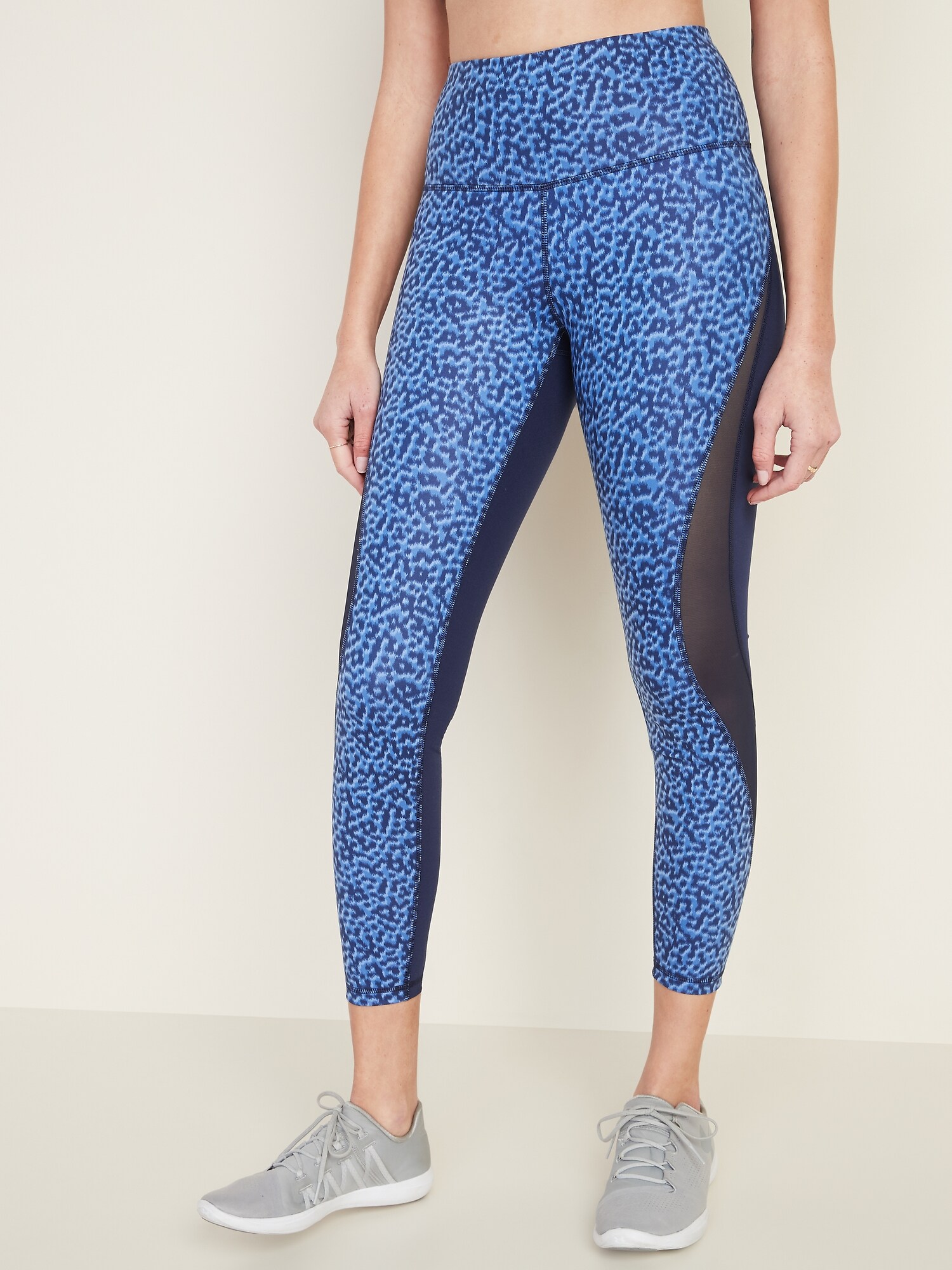faux leather wet look leggings