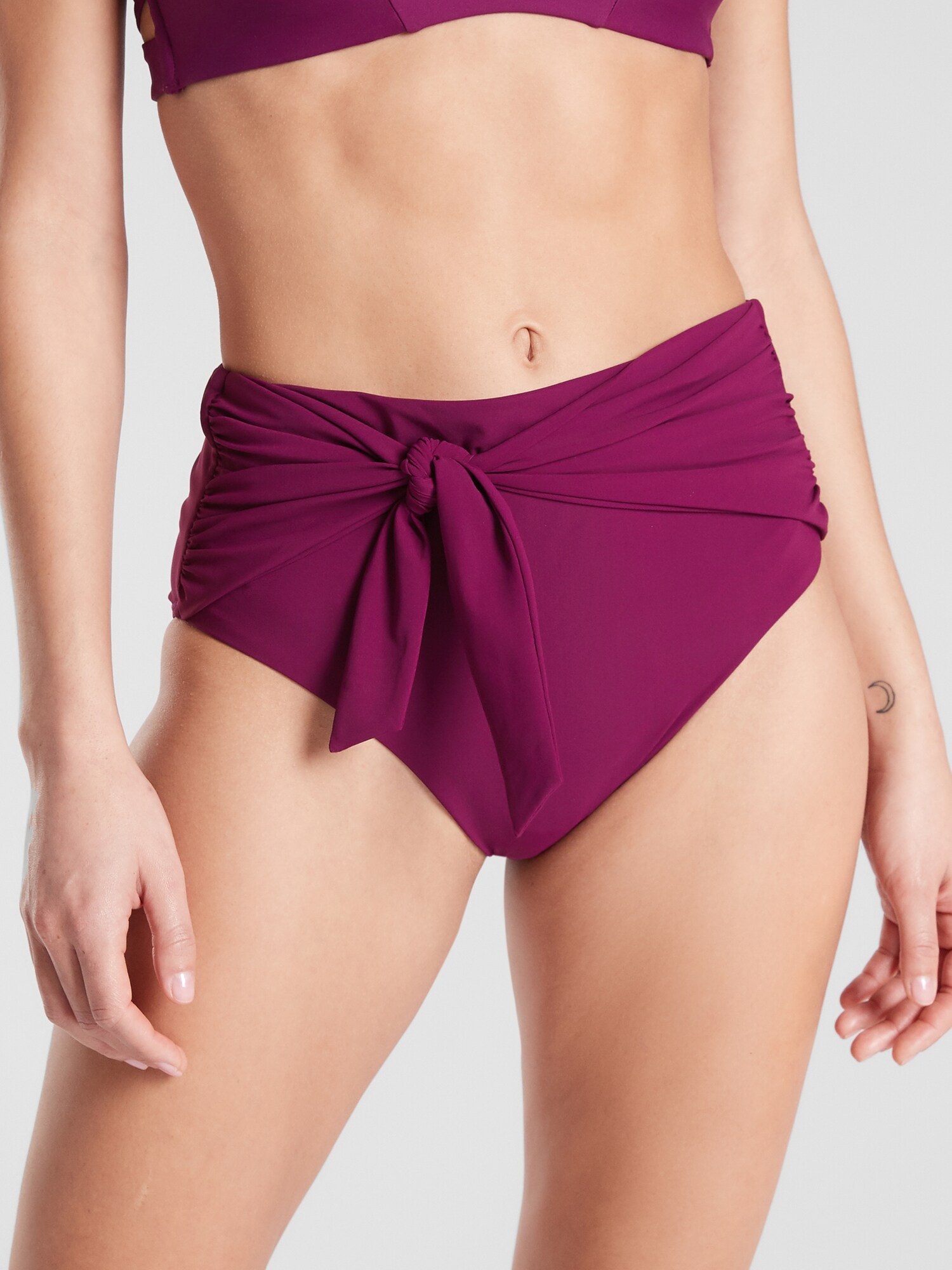 athleta high waisted swim