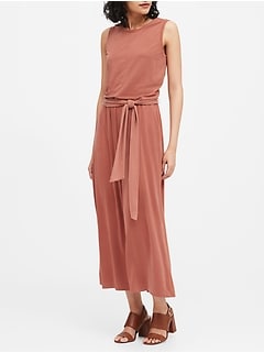 banana republic pink jumpsuit