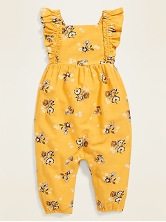 old navy yellow jumpsuit