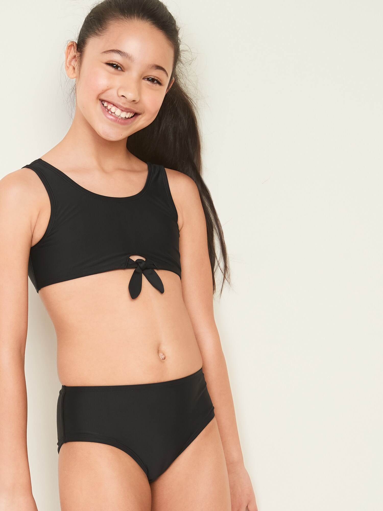 Gap Kids Girl's Navy Sweets Tank Two Piece Swim Suit NWT L 10 