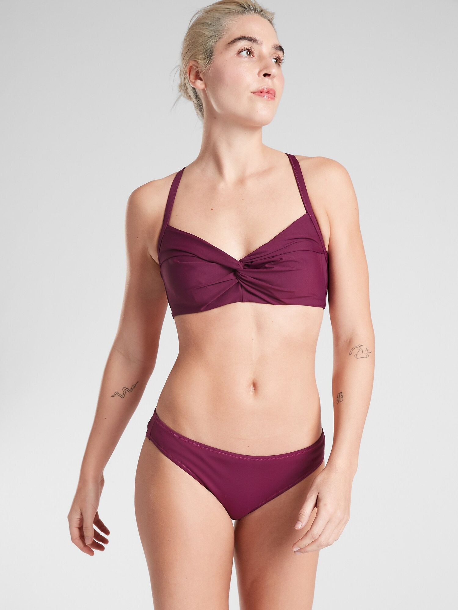 athleta twist up bikini top