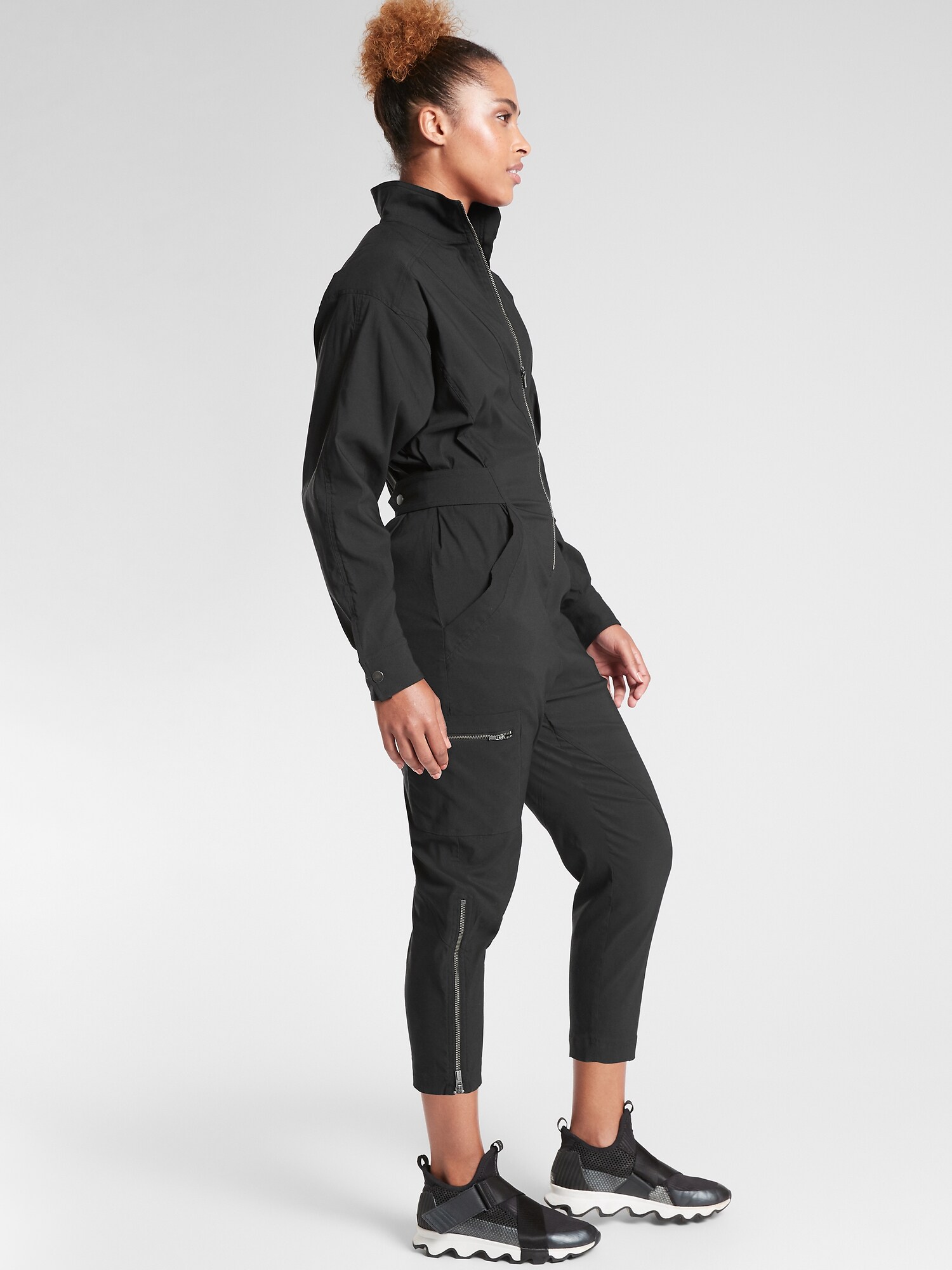 athleta black jumpsuit