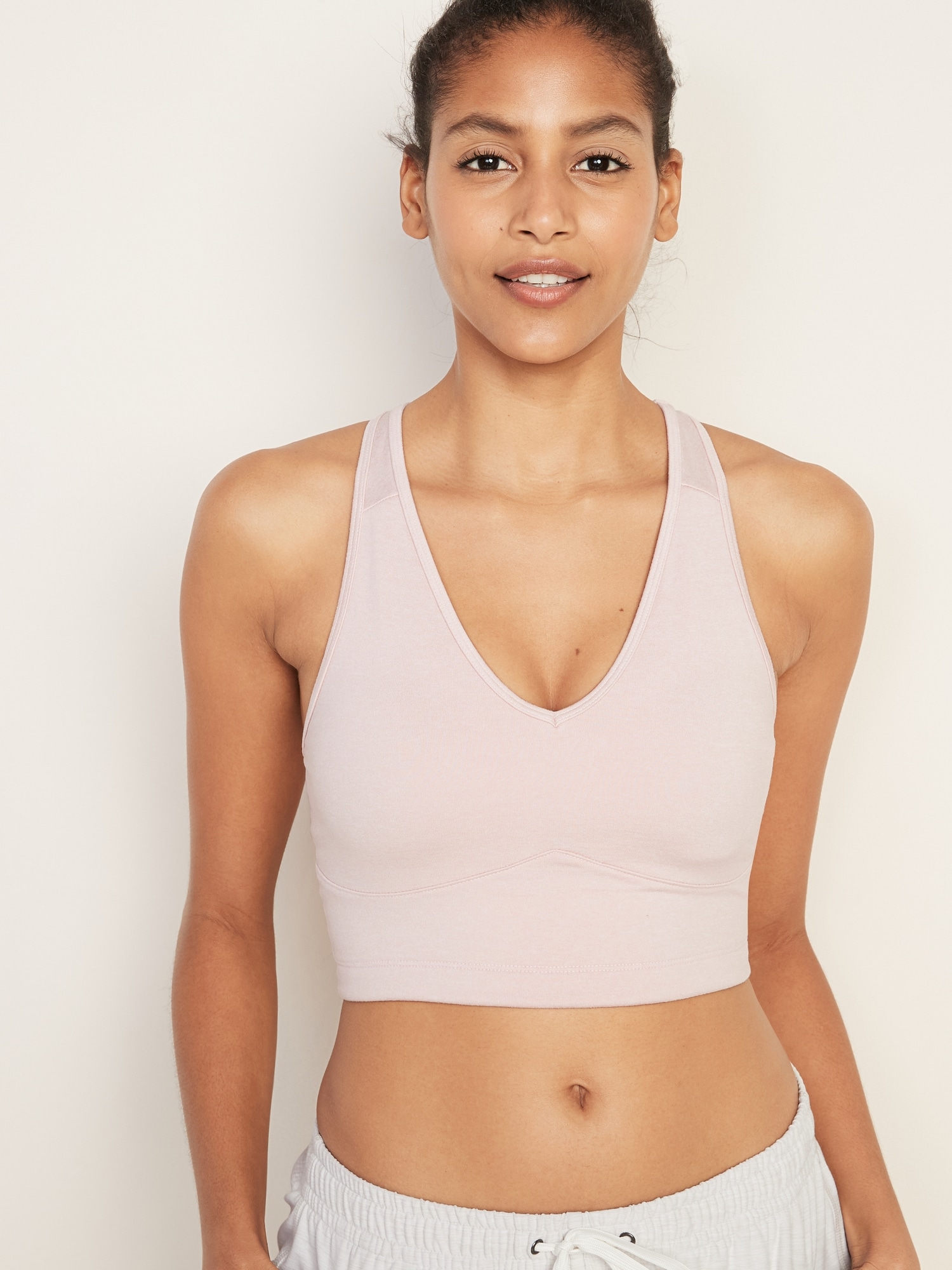 long sports bra tank