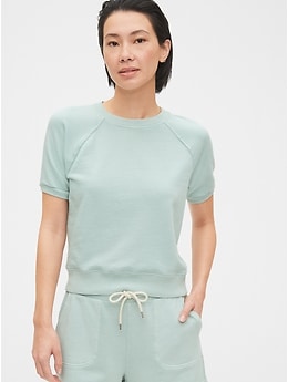 gap short sleeve sweatshirt