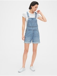 gap short overalls