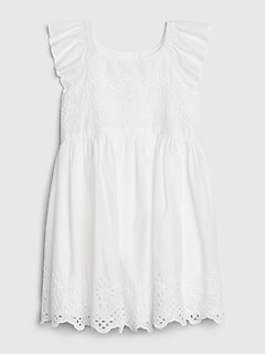 gap white eyelet dress