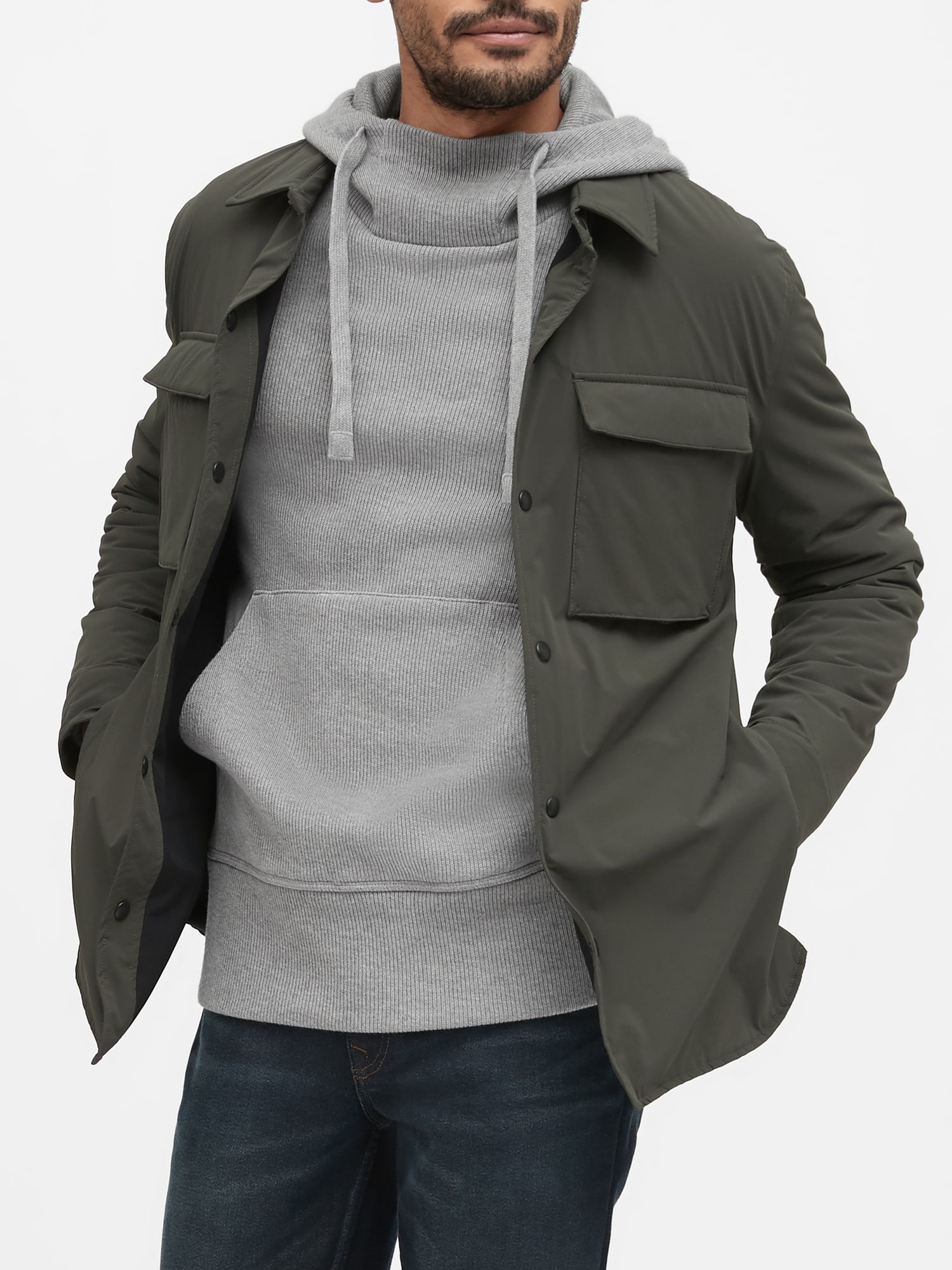 banana republic hooded sweater