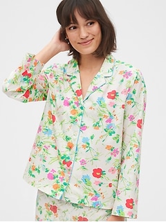 gap poplin pajamas