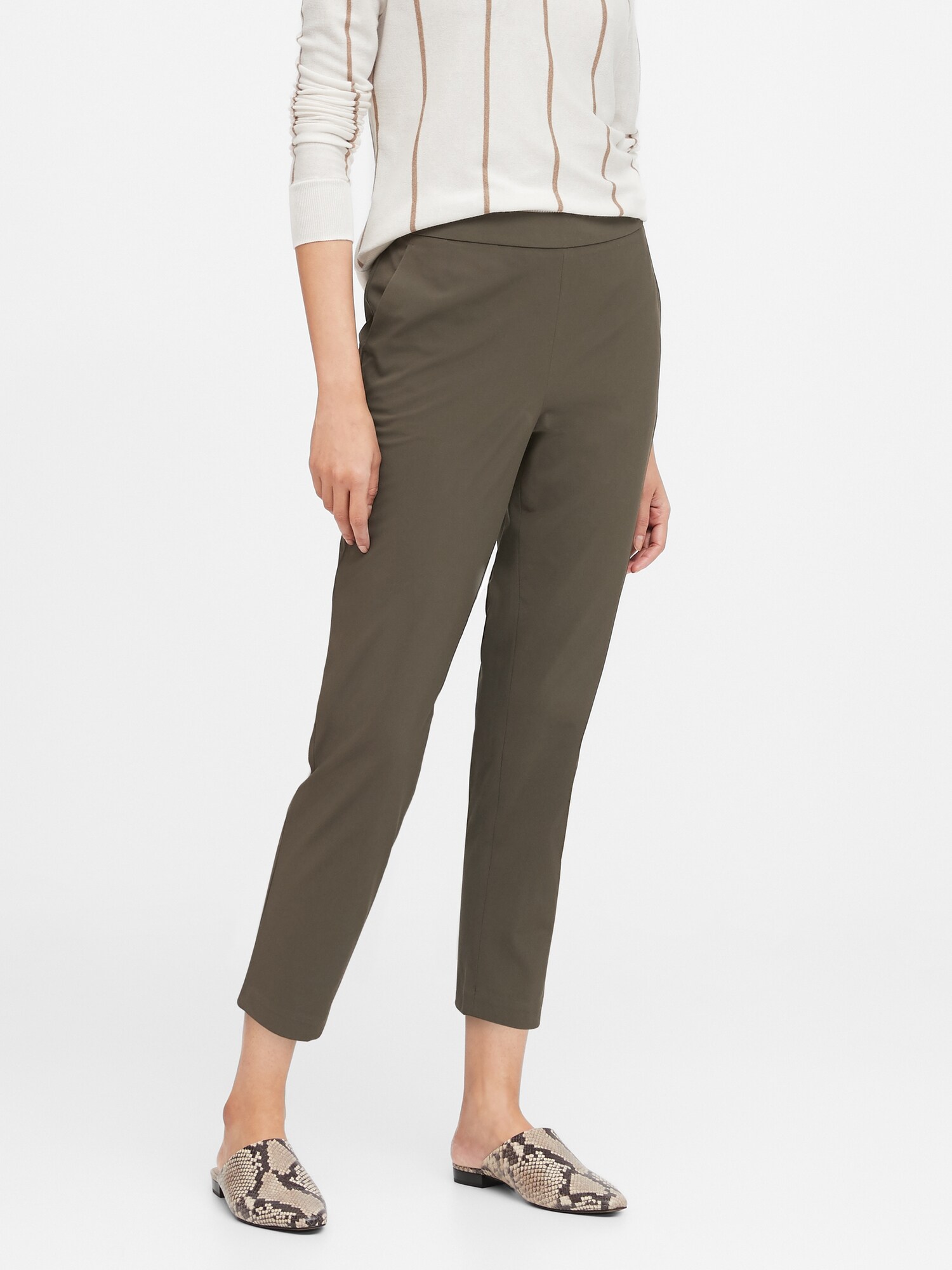 banana republic tapered pants