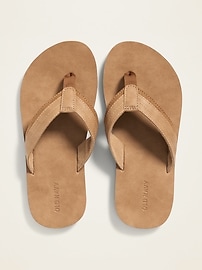 old navy leather flip flops