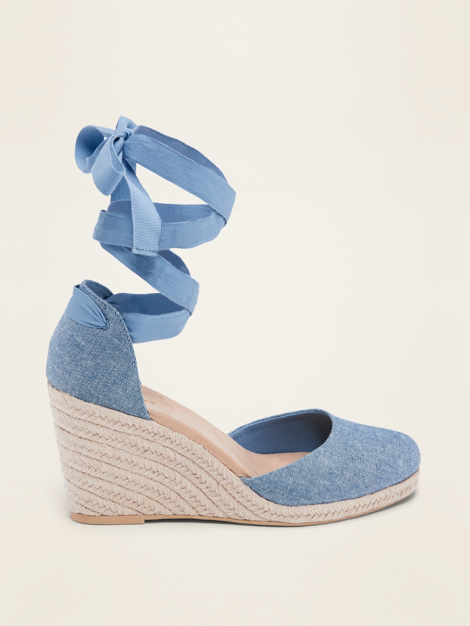 lace wedge shoes
